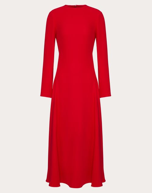 Valentino - Cady Couture Midi Dress - Red - Woman - Woman Ready To Wear Sale