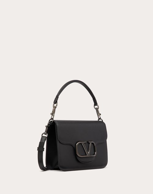 Sac Port paule Loc En Cuir De Veau pour Femme en Noir