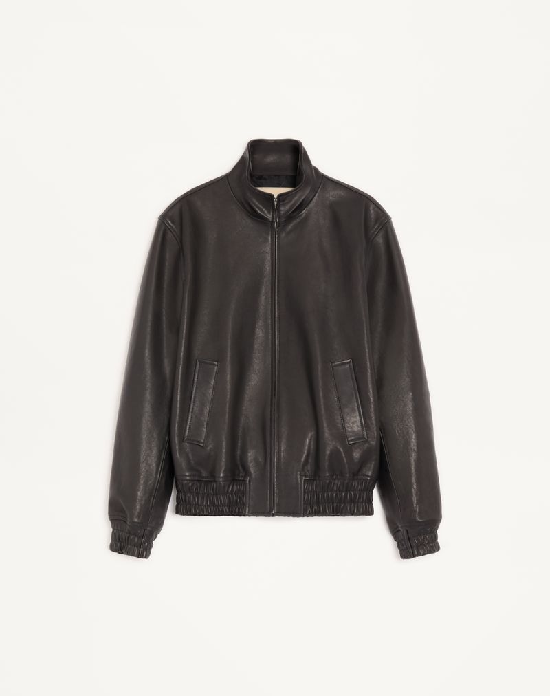 Veste Cuir Noir — Valentino