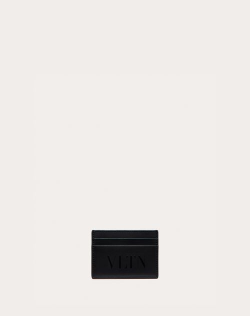 Valentino Garavani - Vltn Cardholder - Black/black - Man - Coin Purses & Card Cases