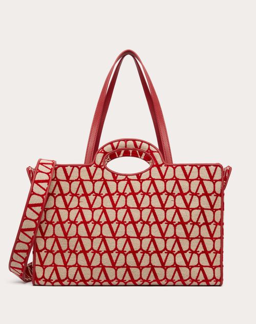 Valentino Garavani - Grained-leather Tote Bag - Mens - Red