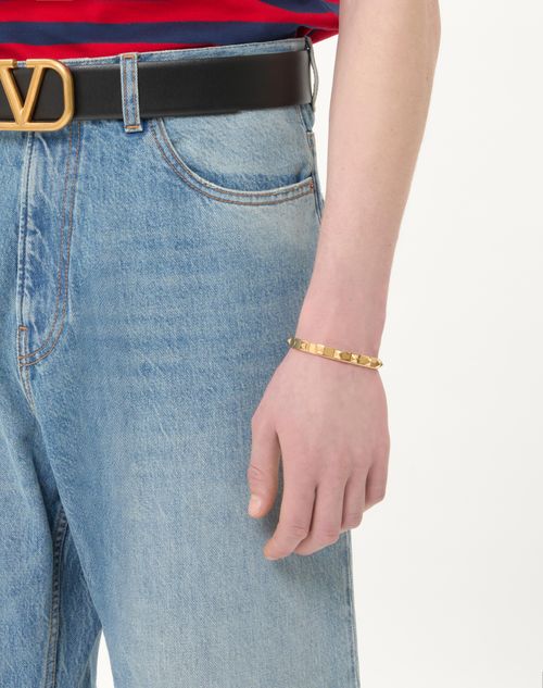 Valentino Garavani - Rockstud Metal Bangle - Gold - Man - Man Bags & Accessories Private Promotions