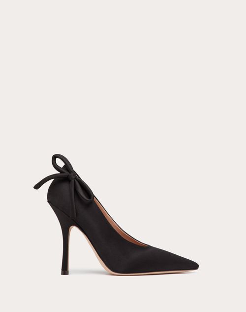 Valentino Garavani - Valentino Garavani Nite-out Satin Pump 110 Mm - Black - Woman - Woman View All
