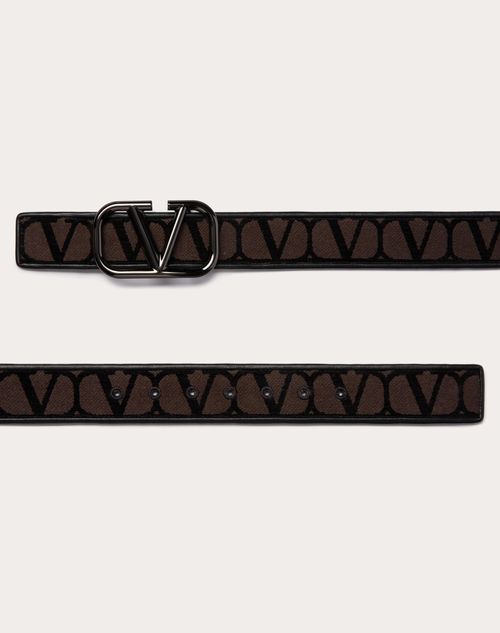 Toile Iconographe Belt With Leather Detailing for Man in