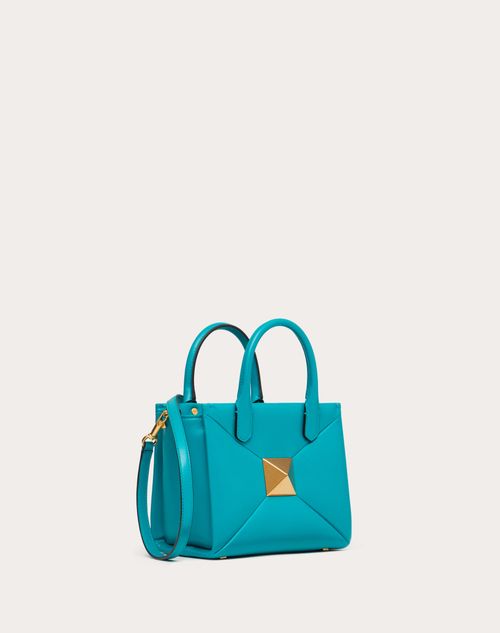 Valentino Garavani - Small One Stud Nappa Handbag - Ultra Marine Green - Woman - Bags