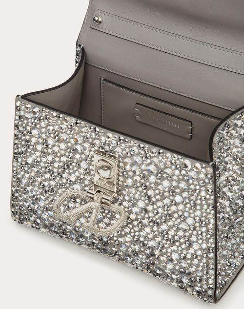 Vsling Mini Handbag With Sparkling Embroidery by Valentino