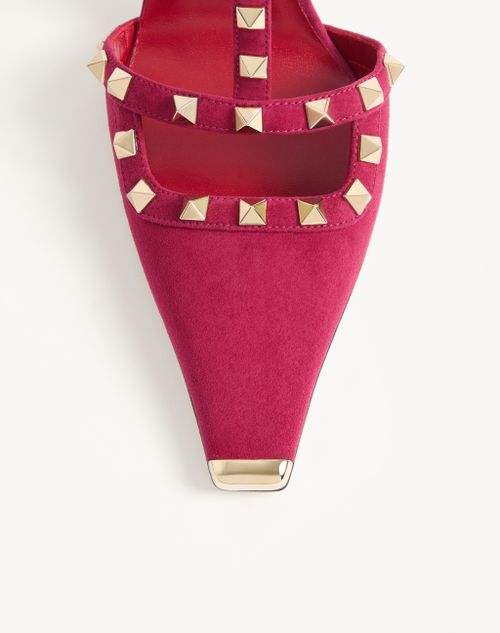 Valentino Garavani - Rockstud Suede Pumps 100mm - Insolent - Woman - Pumps And Slingbacks
