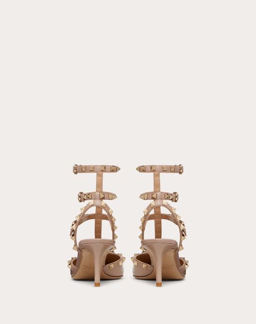 Rockstud Caged Pump 65mm for Woman in Light Ivory/poudre | Valentino US