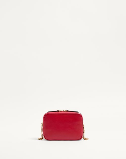 Valentino Garavani - VALENTINO GARAVANI VIVA SUPERSTAR NAPPA LEATHER BELT BAG - Red/black - Woman - Belt Bags