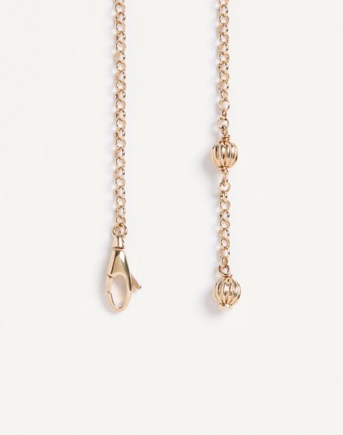 Valentino Garavani - Bracelet Vlogo Signature En Métal - Or - Femme - Bijoux Et Montres
