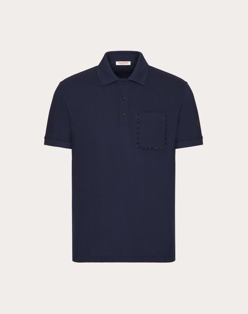 Valentino rockstud 2025 polo shirt