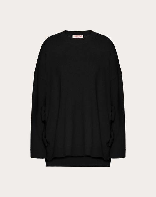Valentino - Wool Sweater - Black - Woman - Knitwear