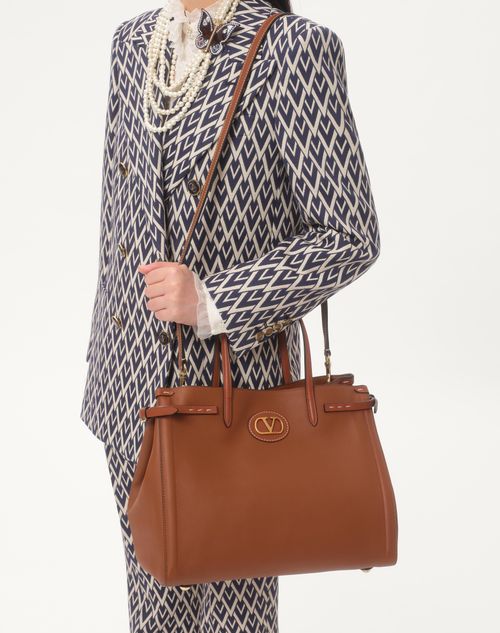 Valentino Garavani Antibes Medium Calfskin Shopping Bag for