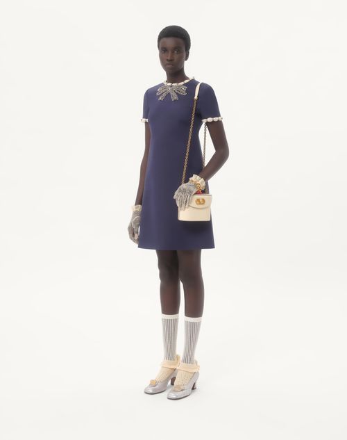 Valentino Garavani - Valentino Garavani Vain Vanity Bag In Shiny Calfskin - Butter - Woman - Shoulder Bags