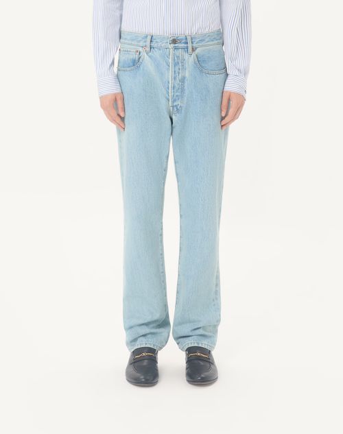 Valentino - Valentino Denim Trousers - Denim - Man - Denim