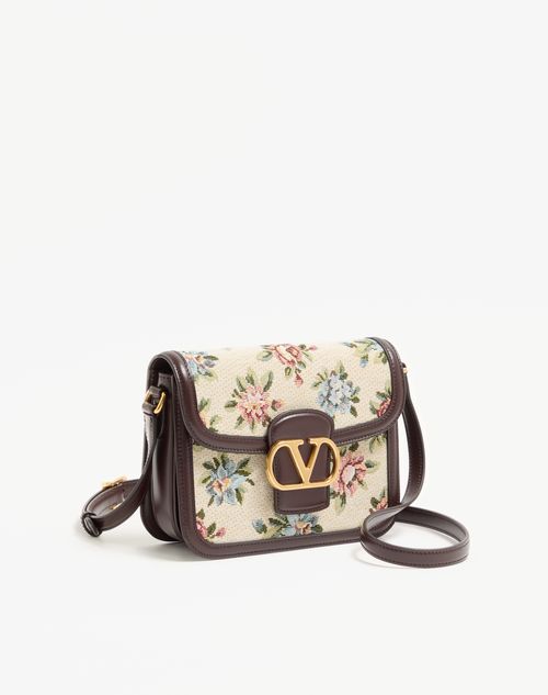 Valentino Garavani - Valentino Garavani 9to5 Small Shoulder Bag In Papier Floral Jacquard Fabric - Multicolor - Woman - Shoulder Bags