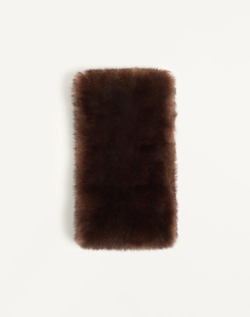 Valentino Garavani - Lamb Fur Collar - Brown - Woman - Soft Accessories