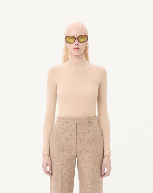 Valentino - Cashmere Jumper - Alabaster - Woman - Knitwear