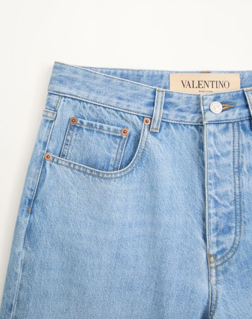 Valentino - Valentino 5-pocket Denim Trousers - Denim - Man - Denim