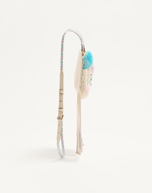 Valentino Garavani - Valentino Garavani Le Chat De La Maison Shoulder Bag - Butter - Woman - Clutches