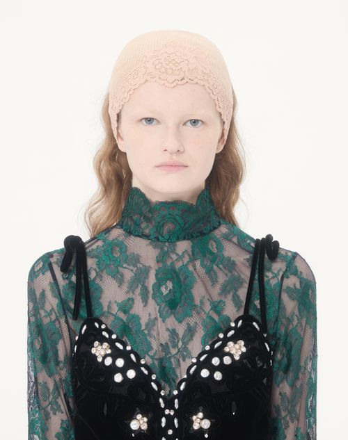 Valentino - Embroidered Crepe Couture Short Dress - Black - Woman - Dresses