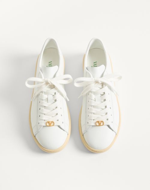 Valentino Garavani - Royco Sneaker In Nappa Calfskin - White - Woman - Sneakers