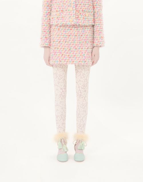 Valentino - Jupe Courte En Candy Tweed - Multicolor - Femme - Jupes