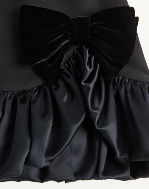 Valentino - Crepe Couture Short Dress - Black - Woman - Dresses
