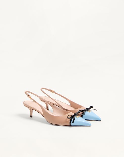 Valentino Garavani - Bepointy Slingback Pumps In Kidskin 45mm - Rose Cannelle - Woman - Pumps