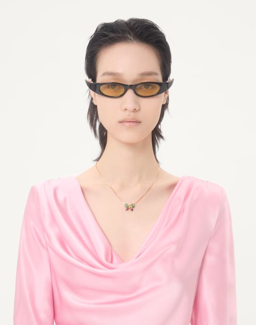 Valentino - Abito In Crepe Satin - Rosa - Donna - Abiti