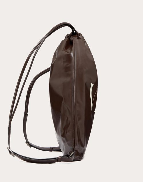 Valentino Garavani - Vltn Soft Backpack In Calfskin - Fondant/white - Man - Backpacks
