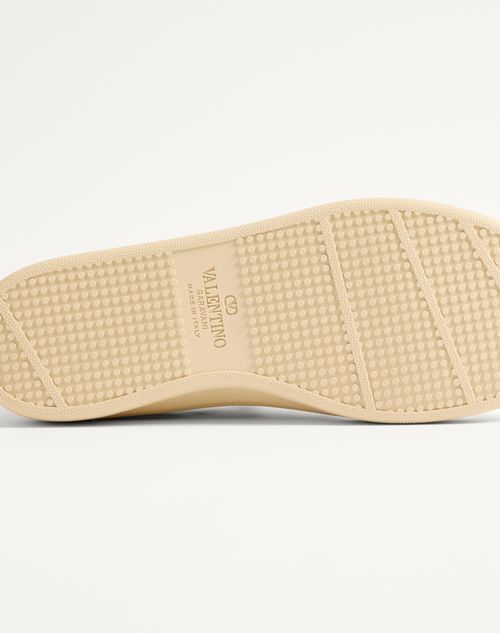 Valentino Garavani - Royco Sneaker In Nappa Calfskin With Cherryfic Pattern - White - Woman - Sneakers