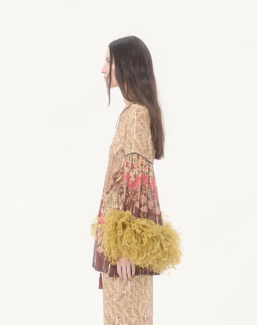 Valentino - Top In Pekin Voyage Imaginaire Paisley - Multicolor - Donna - Camicie E Top