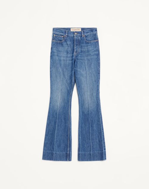 Valentino - Valentino Denim Trousers - Blue - Man - Denim