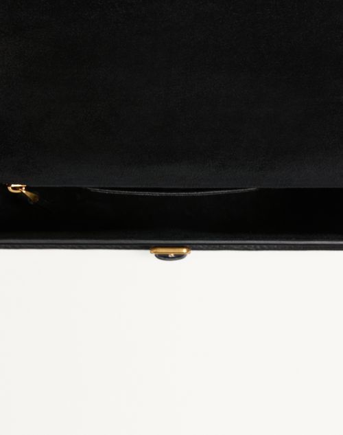Valentino Garavani - Borsa Piccola A Tracolla Valentino Garavani Antibes In Vitello - Nero - Uomo - Borse A Spalla