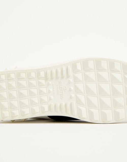 Valentino Garavani - Calfskin Open Sneaker - White/blue - Man - Sneakers
