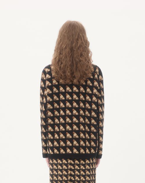 Valentino - Wool Cardigan - Black - Woman - Knitwear