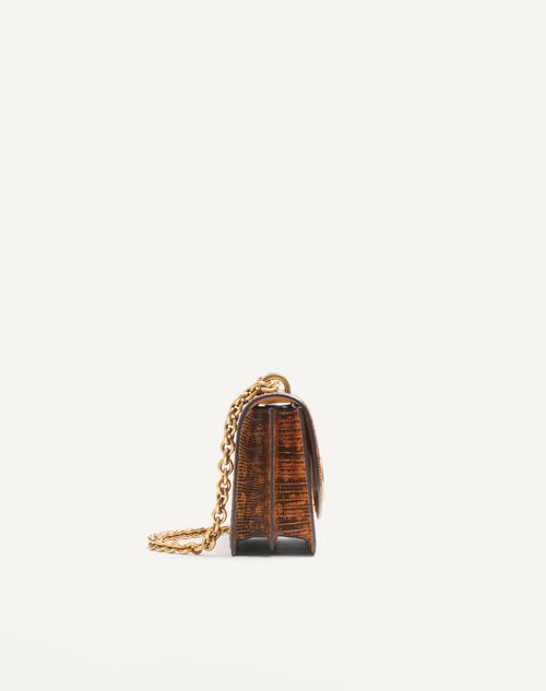 Valentino Garavani - Valentino Garavani Vain Small Shoulder Bag In Tejus - Straw - Woman - Shoulder Bags