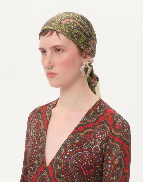 Valentino Garavani - Silk Cashmere Scarf - Multicolour - Woman - Soft Accessories