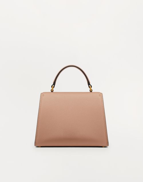 Valentino Garavani - Small Vsling Grainy Calfskin Handbag - Rose Cannelle - Woman - Top Handle Bags