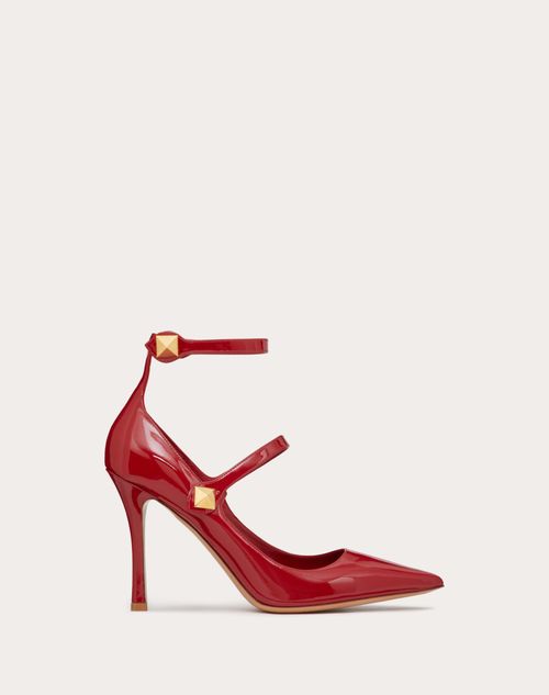 Valentino Tiptoe 100mm Pumps In Rosso