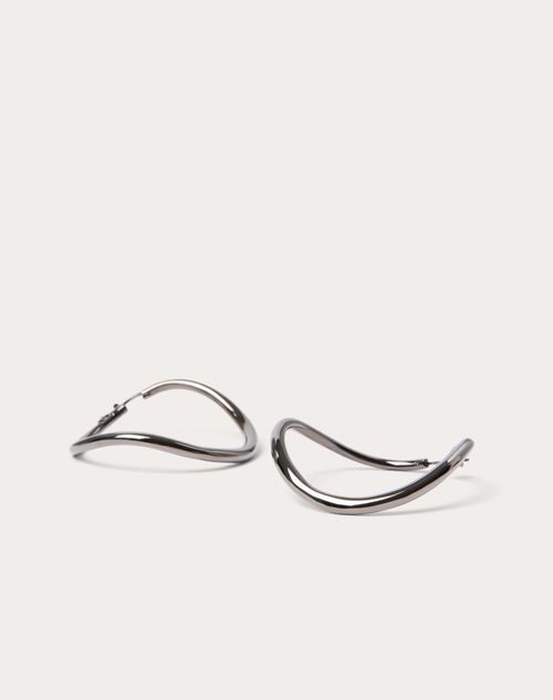 Valentino Garavani - Shadowshine Metal Earrings - Woman - Jewelry