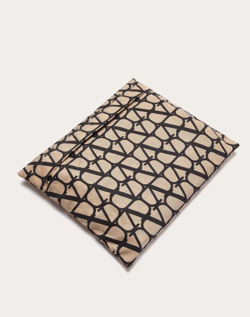 Valentino - Nylon Swimsuit With Toile Iconographe Print - Beige/black - Man - Beachwear