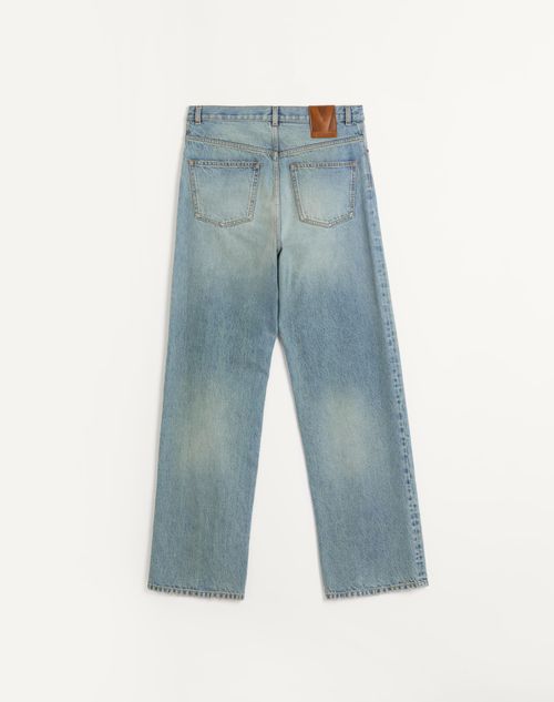 Valentino - Denim Pants - Denim - Man - Denim