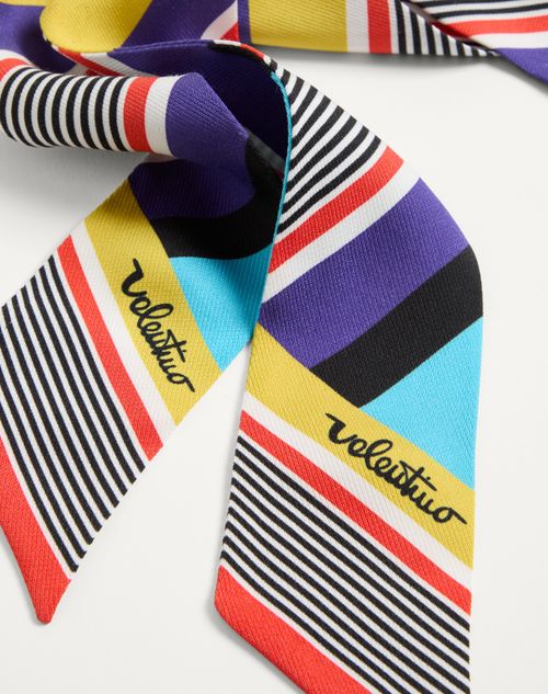 Valentino Garavani - Escape Headband In Cotton And Silk - Multicolor - Woman - Hats And Gloves