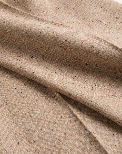 Valentino - Natté Buttoned Weave Trousers - Ivory/beige - Woman - Pants And Shorts