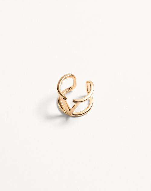Valentino Garavani - Vlogo Signature Metal Ring - Gold - Woman - Jewelry