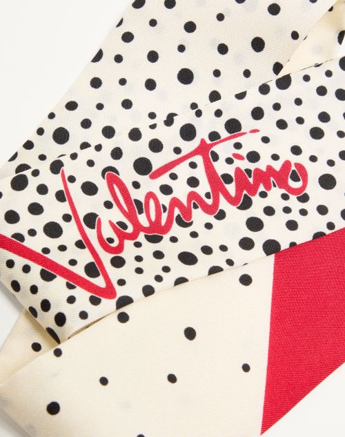 Valentino Garavani - Little Stars Starry Silk Bandeau Scarf - Vanilla/multicolor - Woman - Soft Accessories