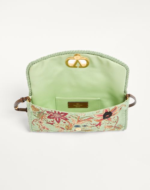 Valentino Garavani - Bolso De Hombro Pequeño Valentino Garavani Devain Bordado - Multicolor - Mujer - Bolsos De Hombro