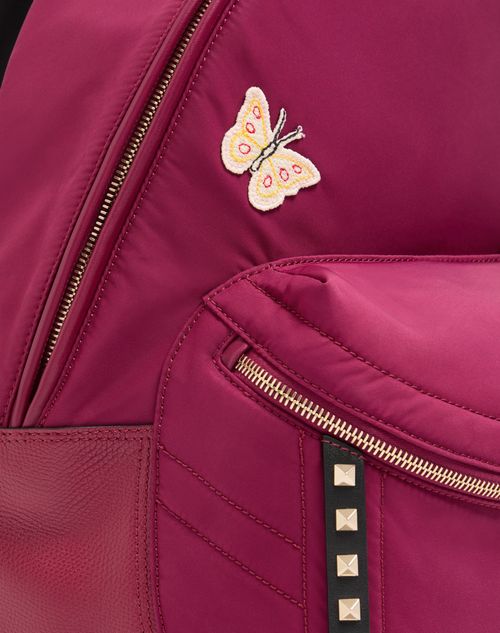 Valentino Garavani - Rockstud Backpack In Technical Fabric - Insolent - Man - Backpacks